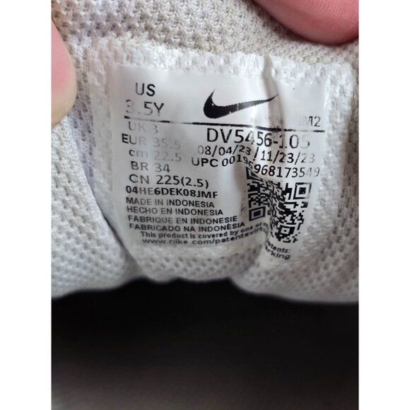 Nike Court Borough Low Recraft shoes 'White Pink Foam' DV5456-105 youth size 3.5 - Picture 8 of 8